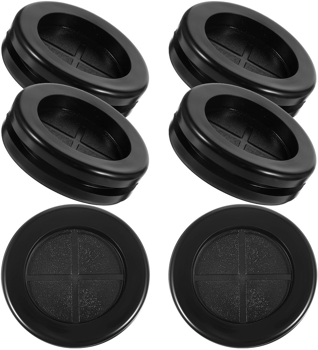 SolidKeus - Set van 6 Rubber Doppen voor Kabels