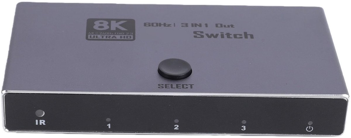 SolidKeus - HD Multimedia Interface 3 in 1 Switcher met 8K Ondersteuning