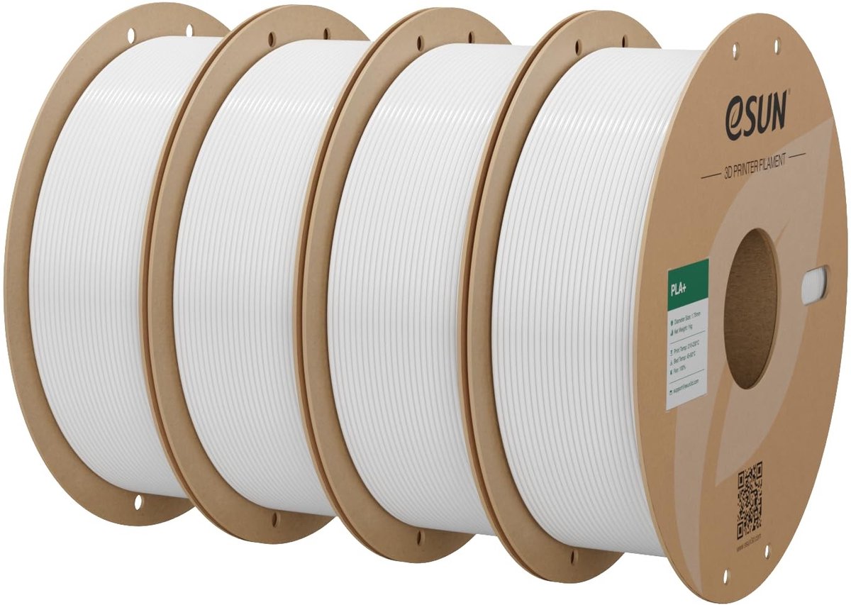 SolidKeus - 3D Printer PLA+ Filament 1.75mm in Koud Wit