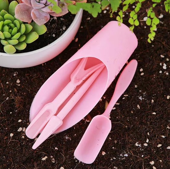3-delige set gereedschap voor vetplanten - Tuingereedschapsset - Gereedschapsset voor terrariums binnenshuis - Handgereedschap voor het planten - Tuingereedschap voor — afbeelding 5