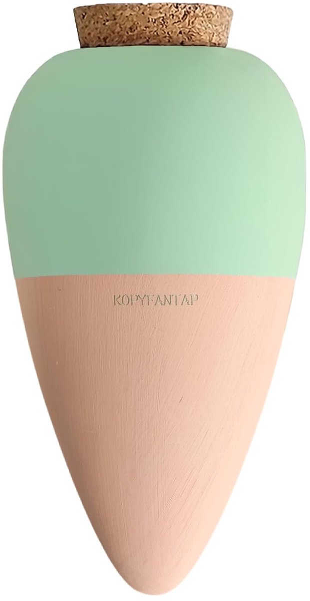 Irrigatieballen Terracotta 300ml, Kleikegels Waterdispenser voor Potplanten, Olla's voor Balkon, Tuin, Kantoor, Groen