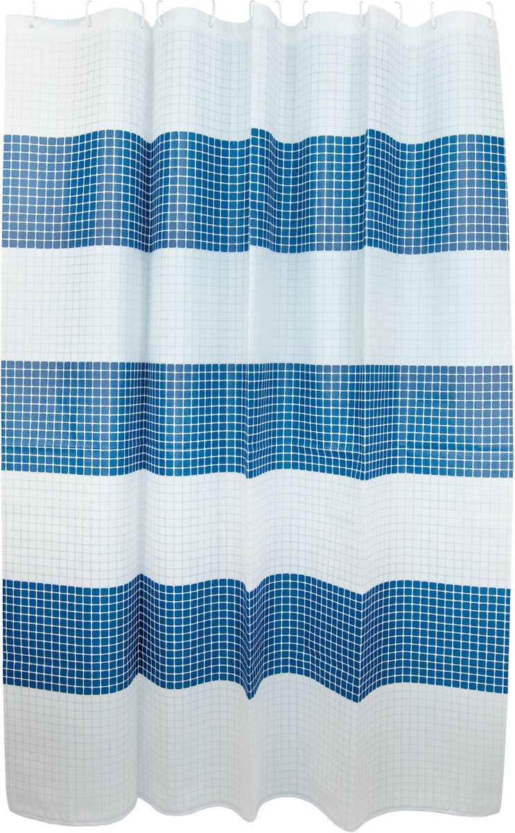 MSV Douchegordijn – Waterdicht en Antibacterieel Douchegordijn van 100% Polyester – Schimmelwerend met Oeko-Tex Certificering