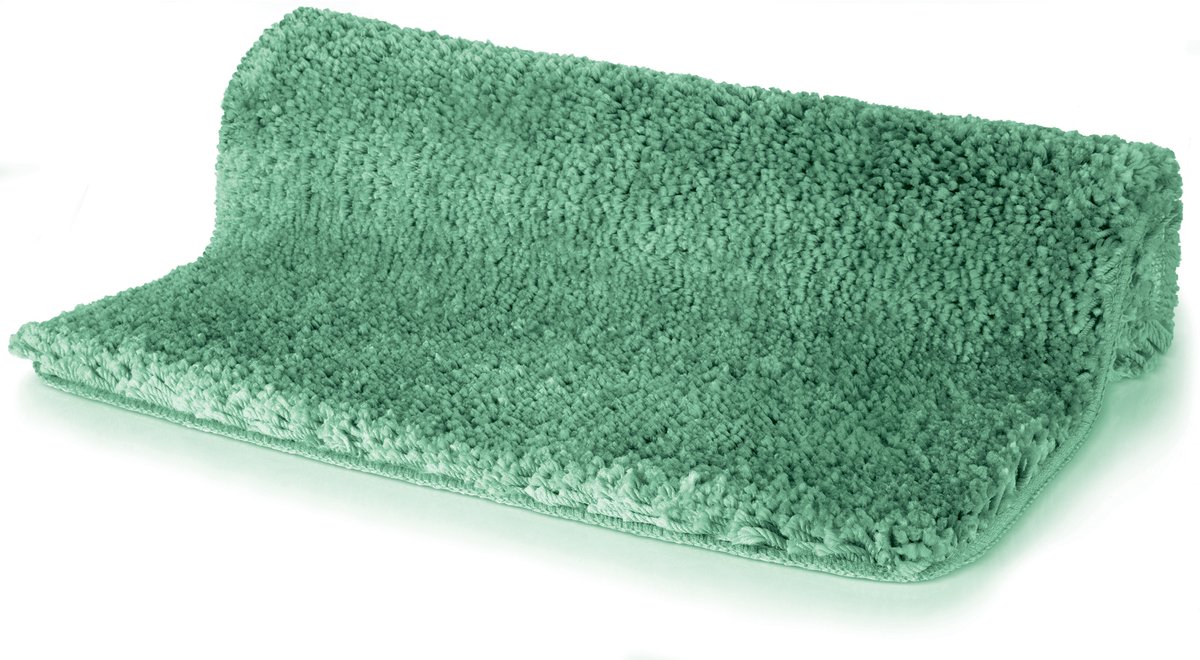 Spirella Badmat – Antislip Badkamermat van Microvezel – Zachte Badmatten met Lange Pool van 40 mm voor Douche en Bad