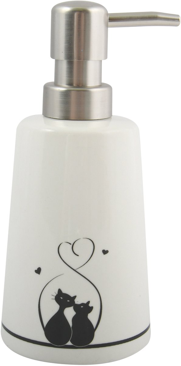 MSV Zeepdispenser GATITOS – Zeephouder en Lotion Dispenser voor Badkamer en Keuken – Elegant Badkameraccessoire