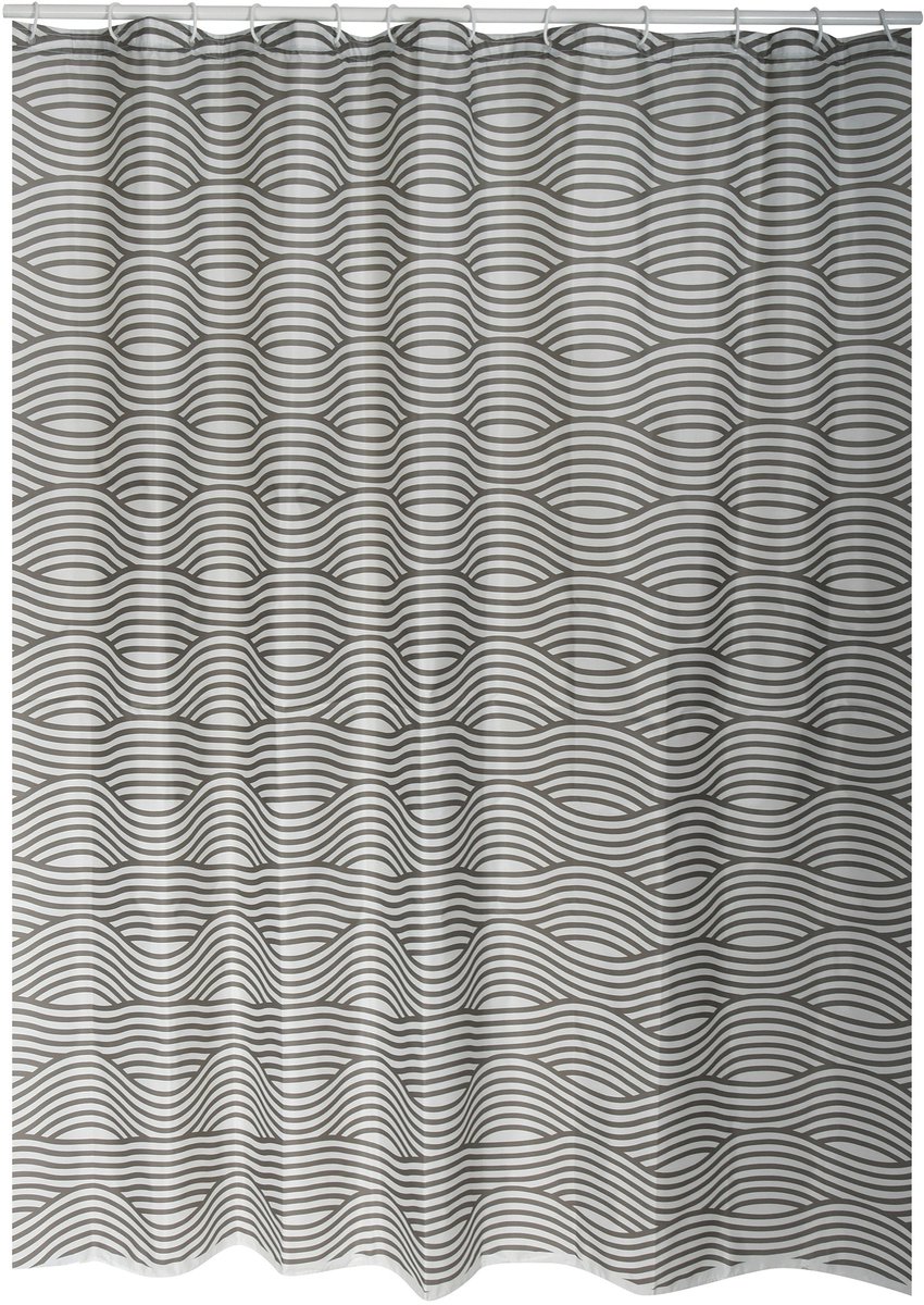 MSV Douchegordijn - Waterdicht en Antibacterieel Douchegordijn van 100% Polyester - Schimmelwerend met Oeko-Tex Certificering