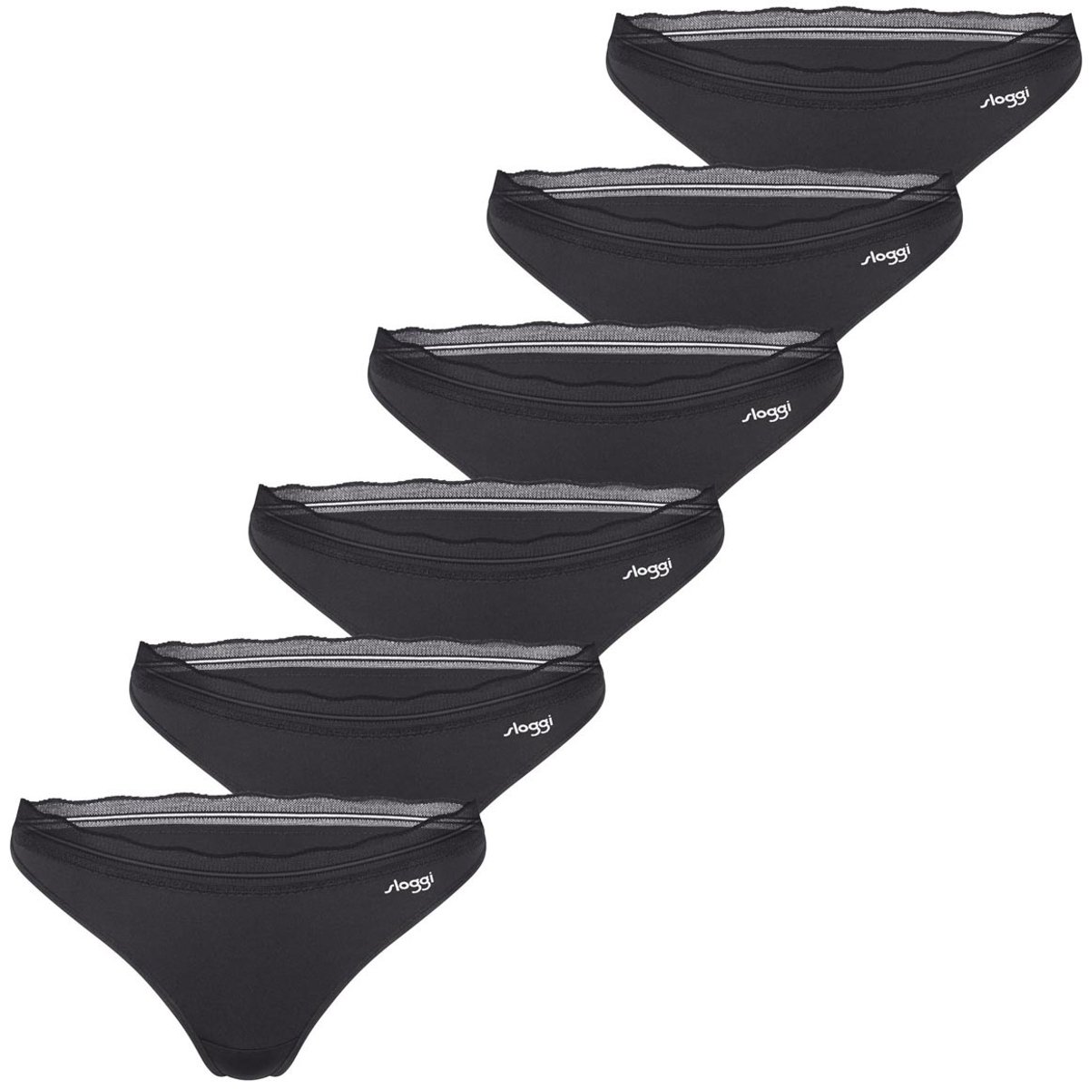 sloggi Dames string 6 pack Go Blush