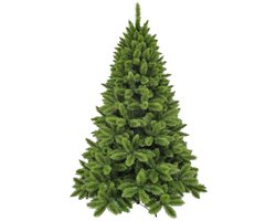 Triumph Tree Camden Boom - Kerstboom met Natuurlijke Look en 580 Stevige Takjes - Sfeervolle Kerstversiering voor Binnen - Kunstboom Rond Klassiek Groen - H185 x D122 cm
