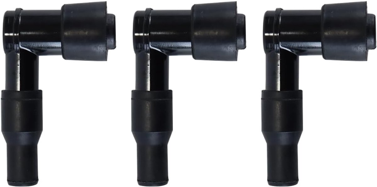 3 stuks bougiedoppen, 90 graden waterdichte bougiedop, voor 70cc 90cc 100cc 110cc 125cc 150cc 200cc, motorfietsen, ATV's