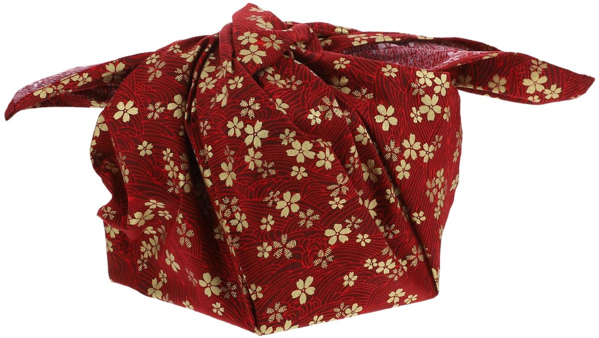 Furoshiki-doek van robuust katoen, draagbare wikkeldoek voor bentoboxen, herbruikbaar en milieuvriendelijk, voor geschenkverpakkingen en decoratie