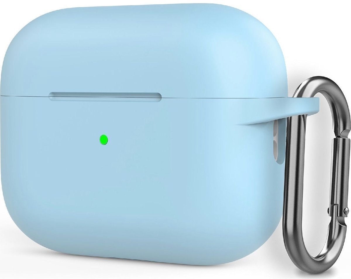 Mobigear Hoesje geschikt voor Apple AirPods Pro 2 Hoesje Flexibel Siliconen | Mobigear Classic - Babyblauw