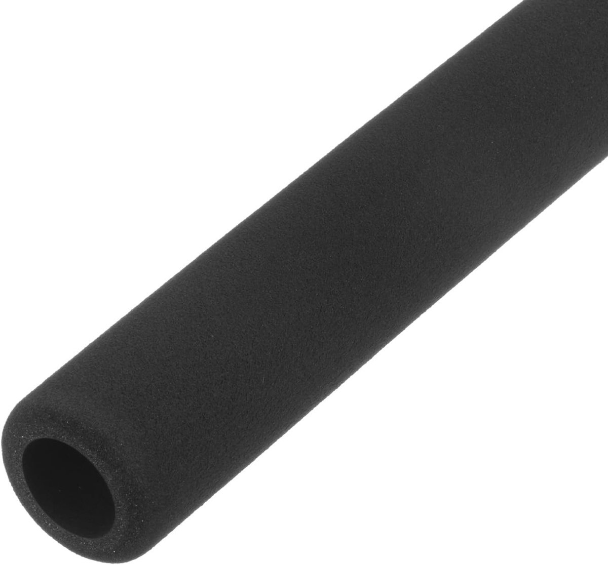 Isolatieschuim van 18 mm, ID 30 mm OD 295 mm lengte, zachte flexibele schuimbuis, schuimisolatie voor handvatsteun/gitaarstandaard/dakrekken [zwart]