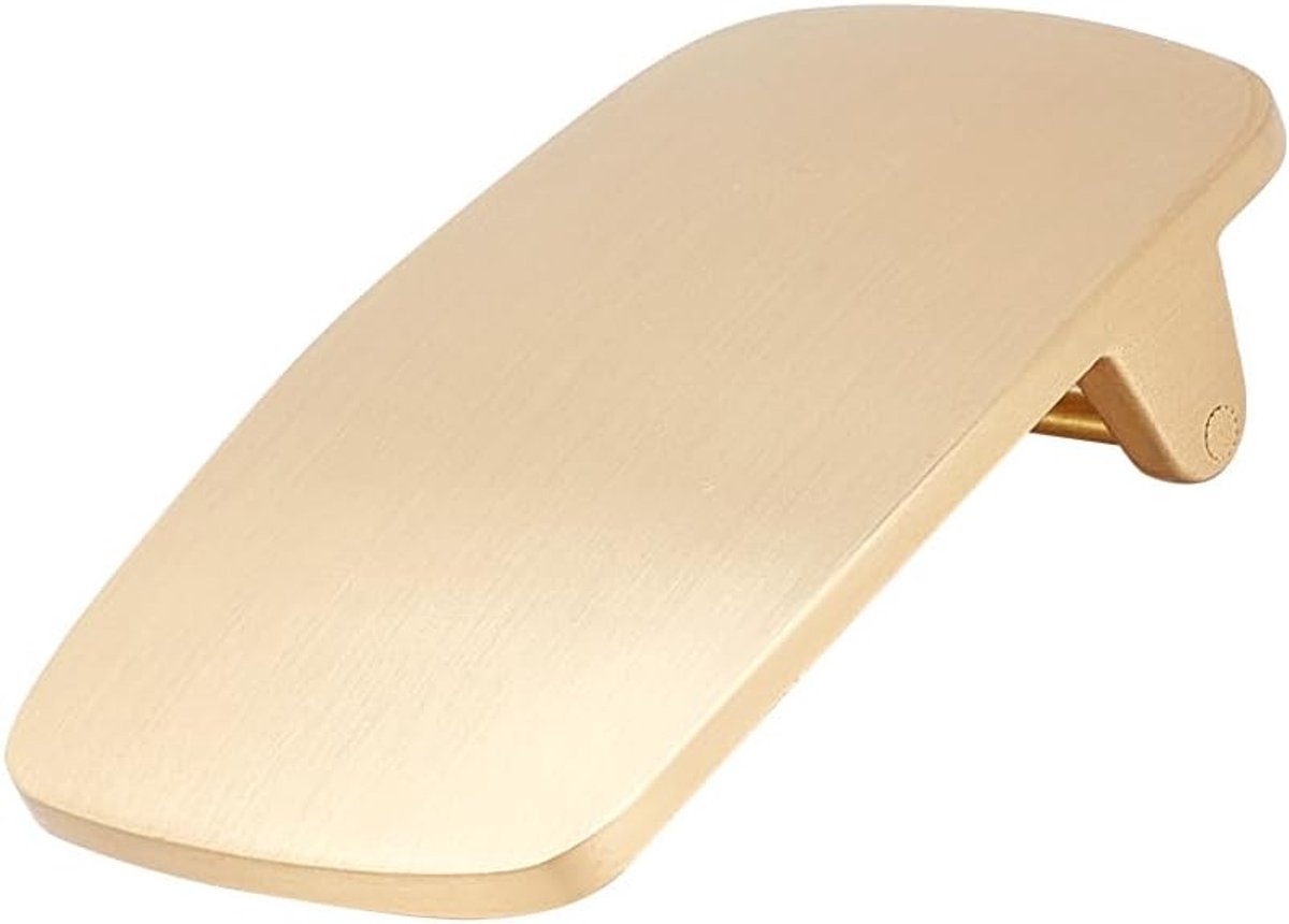 PandaHall Massief messing riemgesp, 1,5 inch vierkante riemgesp heren riemgesp rechthoek zware riemgesp voor mannen vrouwen riem decoratie vervanging, Goud, 7.8x4.9cm