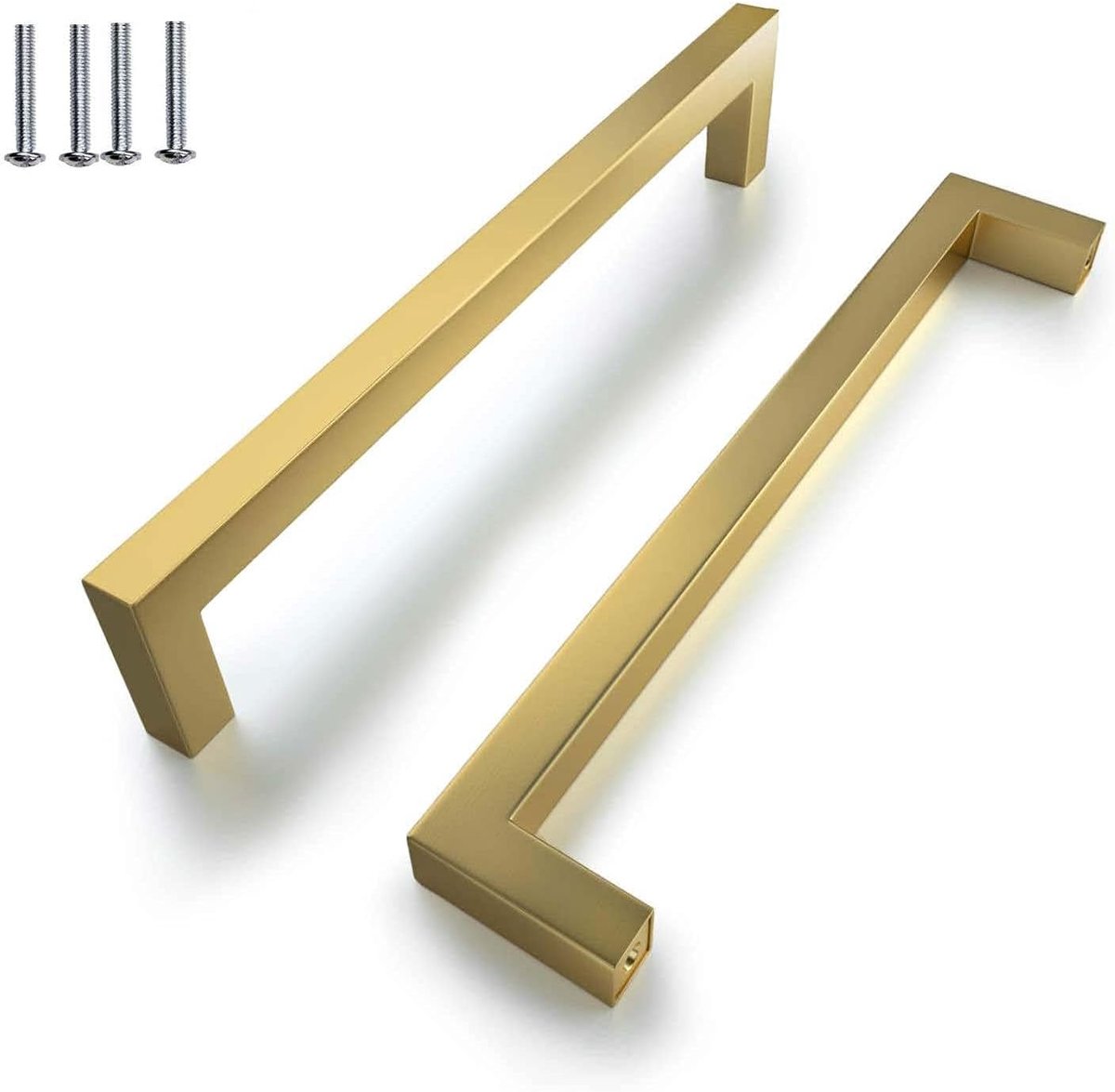 Meubelgrepen Meubelgreep, Boorgatafstand 224 mm, 2 Stuks, Gouden