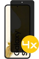 Privacy Screenprotector Geschikt Voor Samsung S22+ (S22 PLUS) - Volledige Beschermglas - 4 Stuks