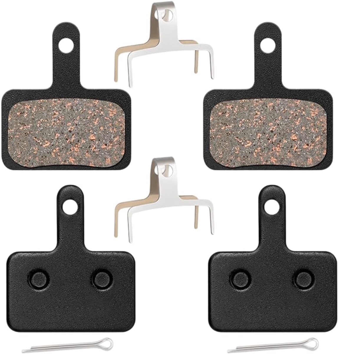 set van 2, hars & halfmetaal, compatibel met Shimano B01S/B03S/B05S & MT200/MT400/MT500