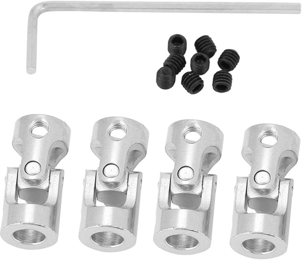 Universele Vernikkelde Ijzeren Motor DIY Stuurlengte 23mm OD 11mm Joint:(3x5mm)