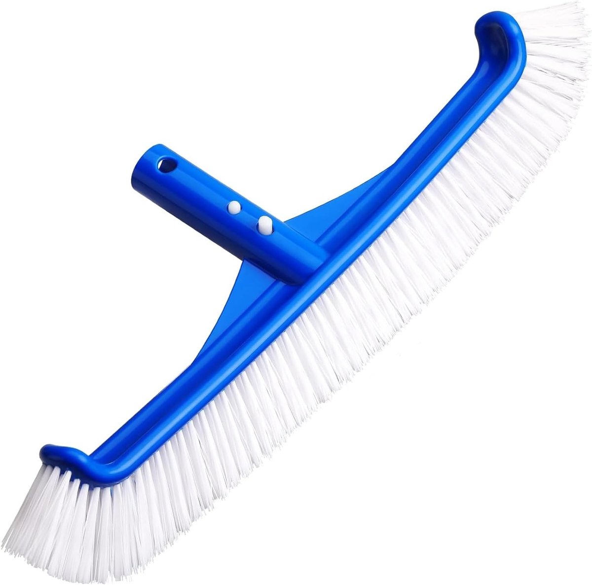 43 cm (16,93 inch), zwembadreinigingsborstel met nylon borstelharen en EZ-clip, geschikt voor zwembadwanden, vloeren en hoeken, zonder telescoopstang