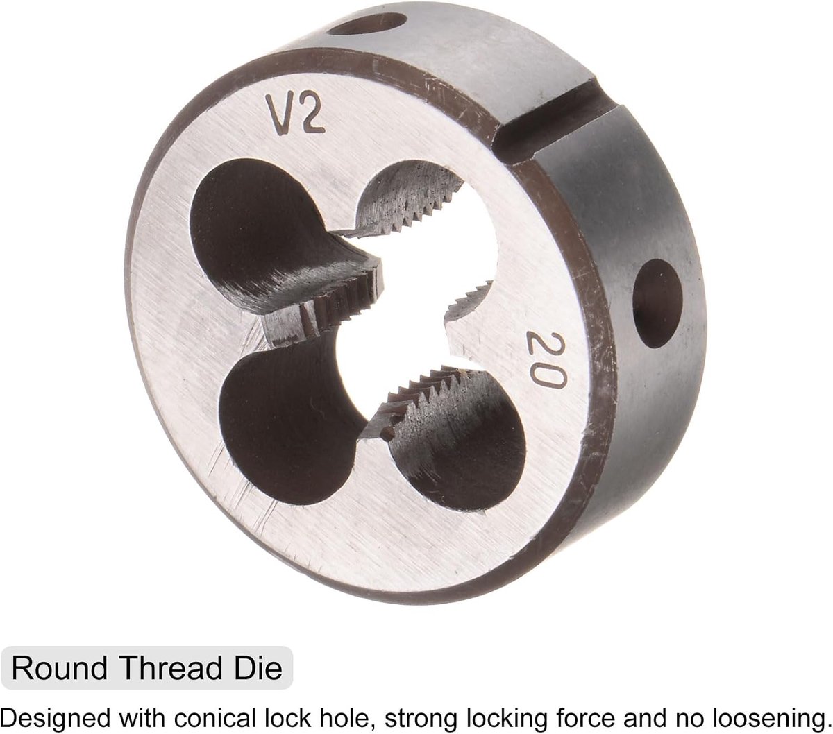 Set van 3 kranen en matrijzen, schroefdraadboor UNF 1/2-20 en ronde frees, set met schroefdraadboor en frees voor de reparatie van schroefdraad, moeren, schroeven, bouten