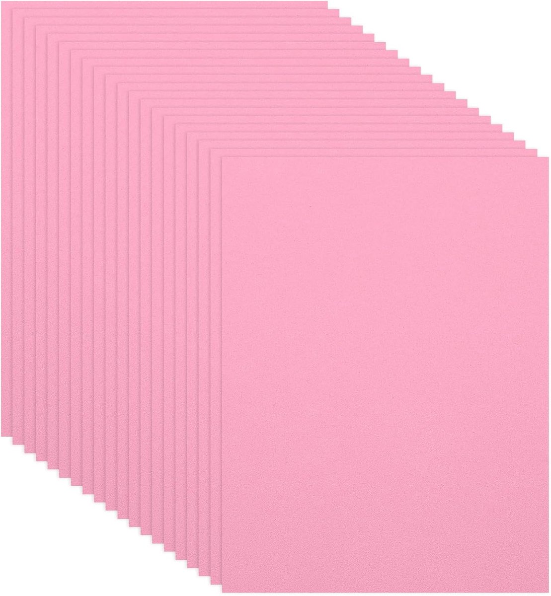 20 stuks roze EVA-schuimvellen, 11,8 x 7,87 inch, 1 mm dikke schuimvellen voor ambachten, flexibele doe-het-zelf handwerk, scrapbooking kunstbenodigdheden