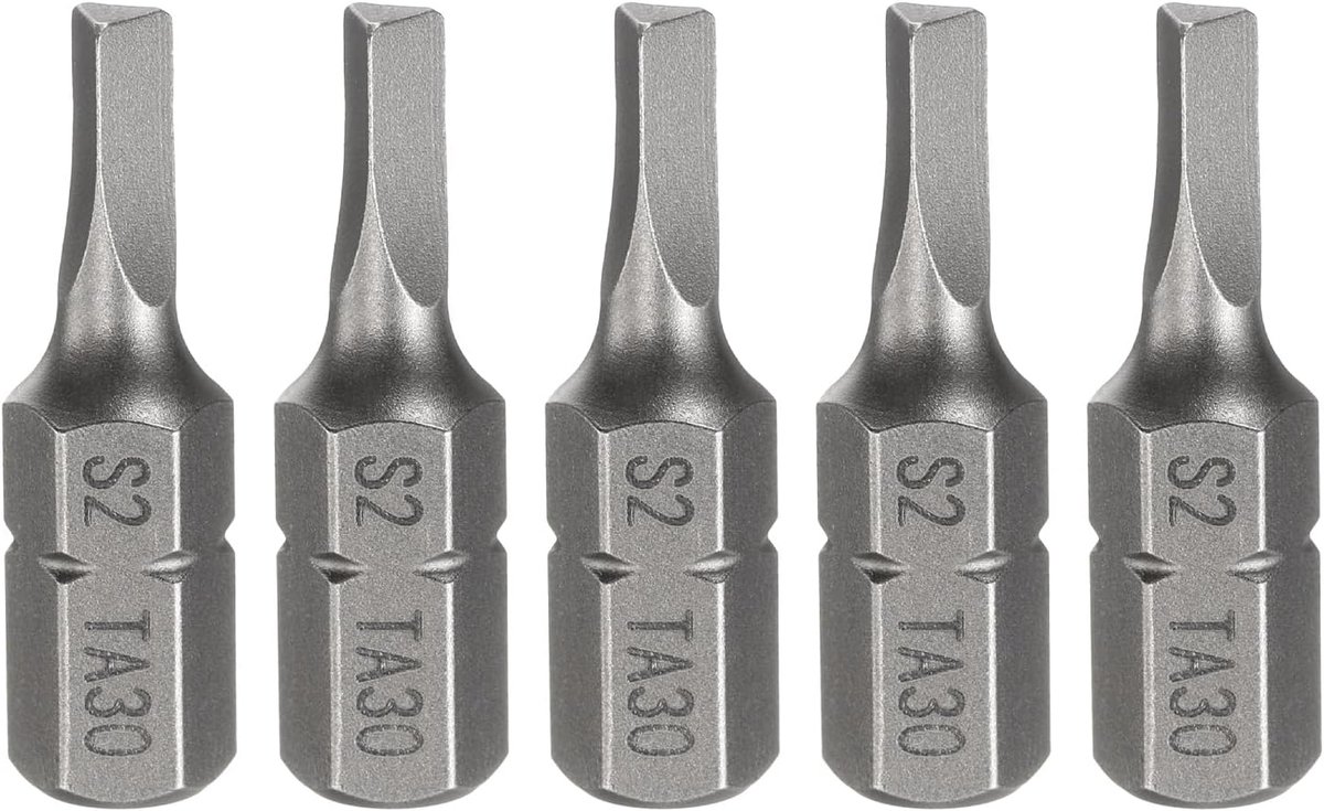 5 stuks magnetische driehoekige bits TA30 zeskantschacht 1/4 inch lengte 25 mm magneetboor staal S2 industriële kwaliteit boor voor elektrische boormachine driehoekige kop