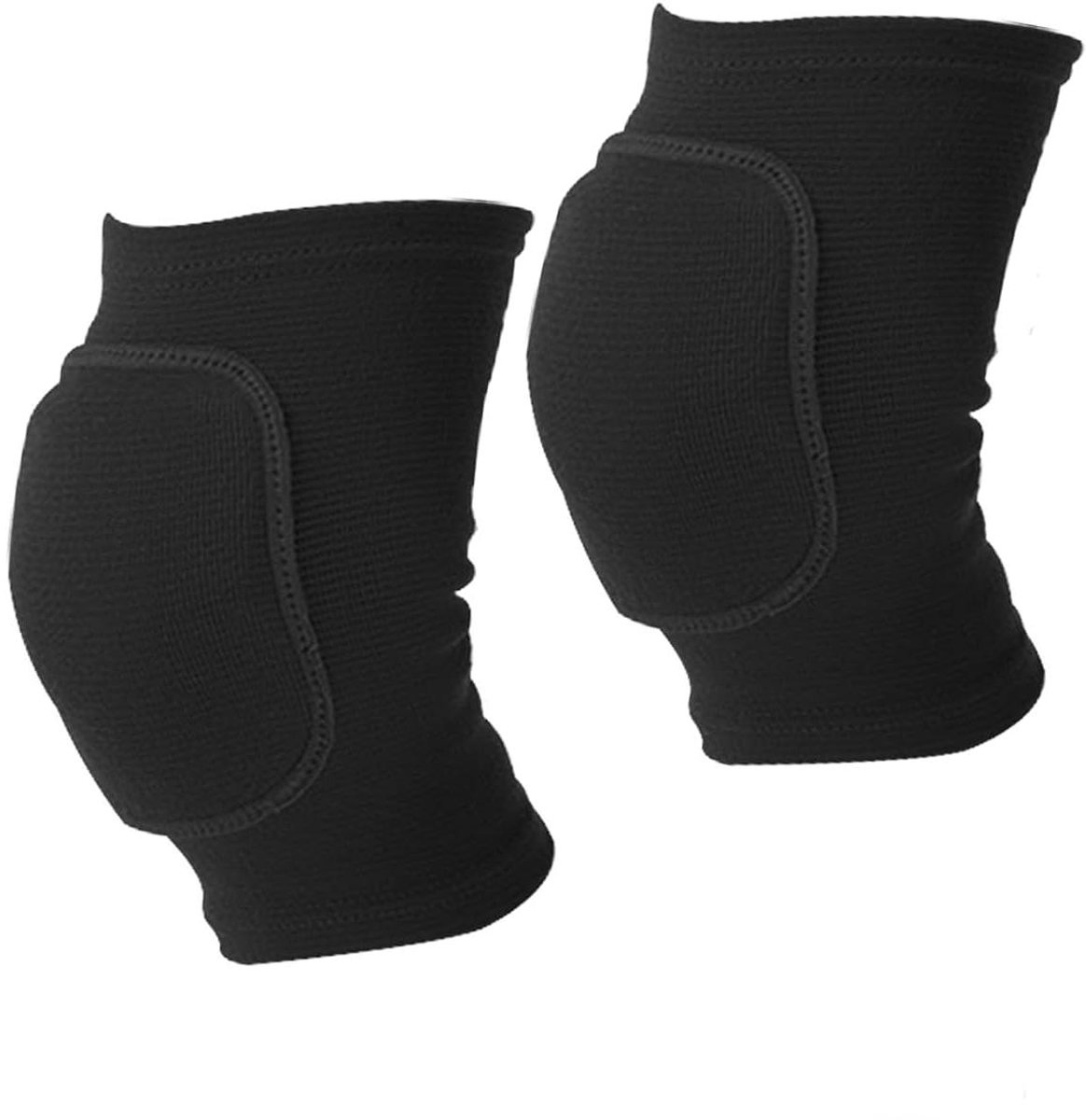 Kniebeschermers - Sport Kniebandages - Dansen en Volleybal - Schokabsorberende Vulling - Maat S - Zwart