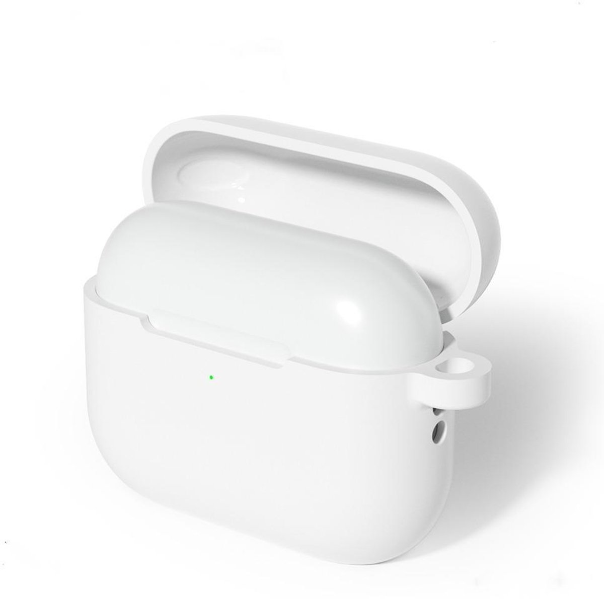 Mobigear Hoesje geschikt voor Apple AirPods Pro 3 Hoesje Flexibel Siliconen | Mobigear Colors - Wit