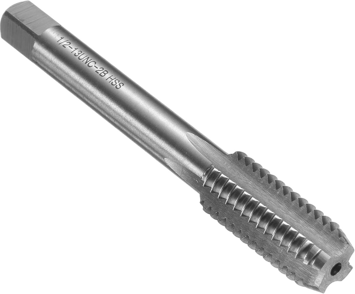 hand schroefdraadboor, 1/2-13 UNC Amerikaanse schroefdraadsnijder, rechtshandig HSS6542, rechte draad-afwerksnijder (SB)