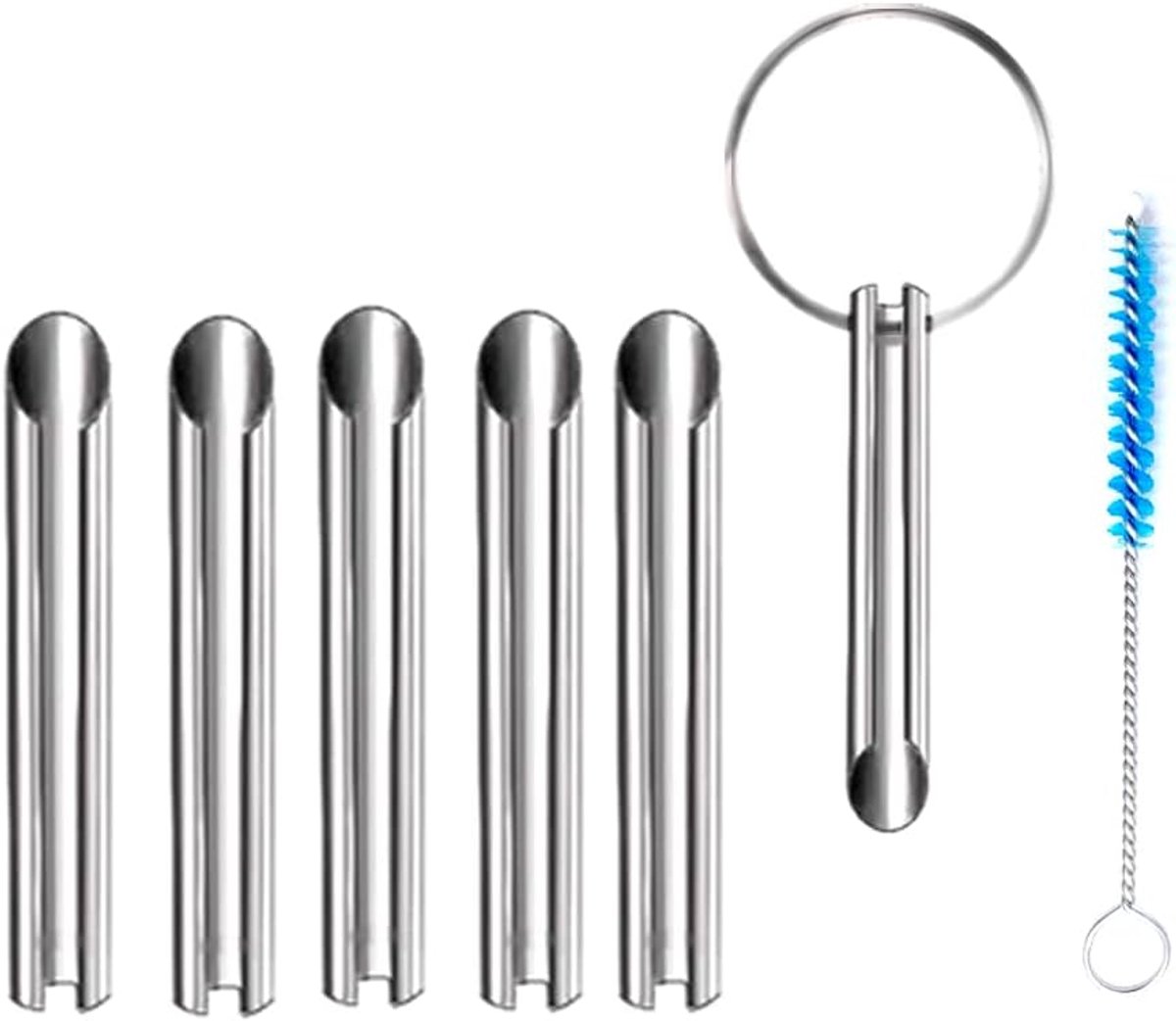 Jack Verwijdering Gereedschap - Metalen Buisgreep Stick Puller, Oortelefoon Tip Verwijdering Gereedschap met Oortelefoon Gat Reiniging Borstel, Past op 3.5mm Jack Verwijderaar