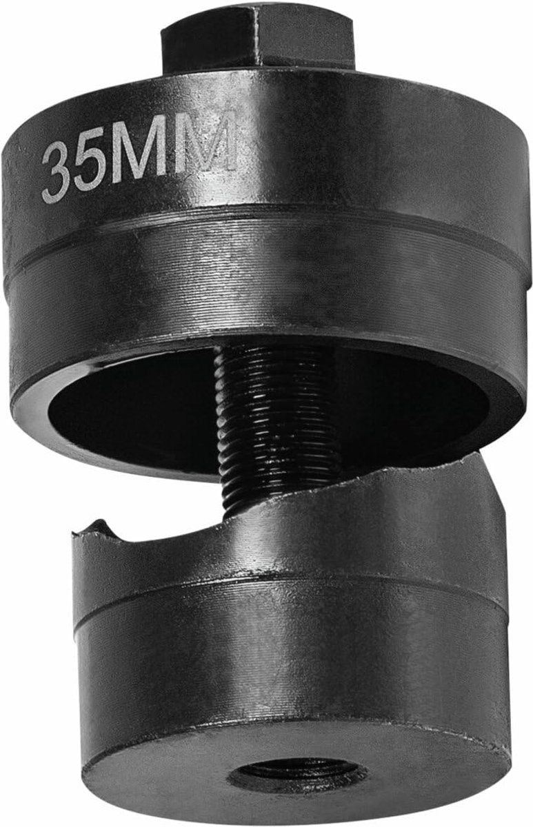 Blikgaten voor wastafelarmaturen, diameter 35 mm
