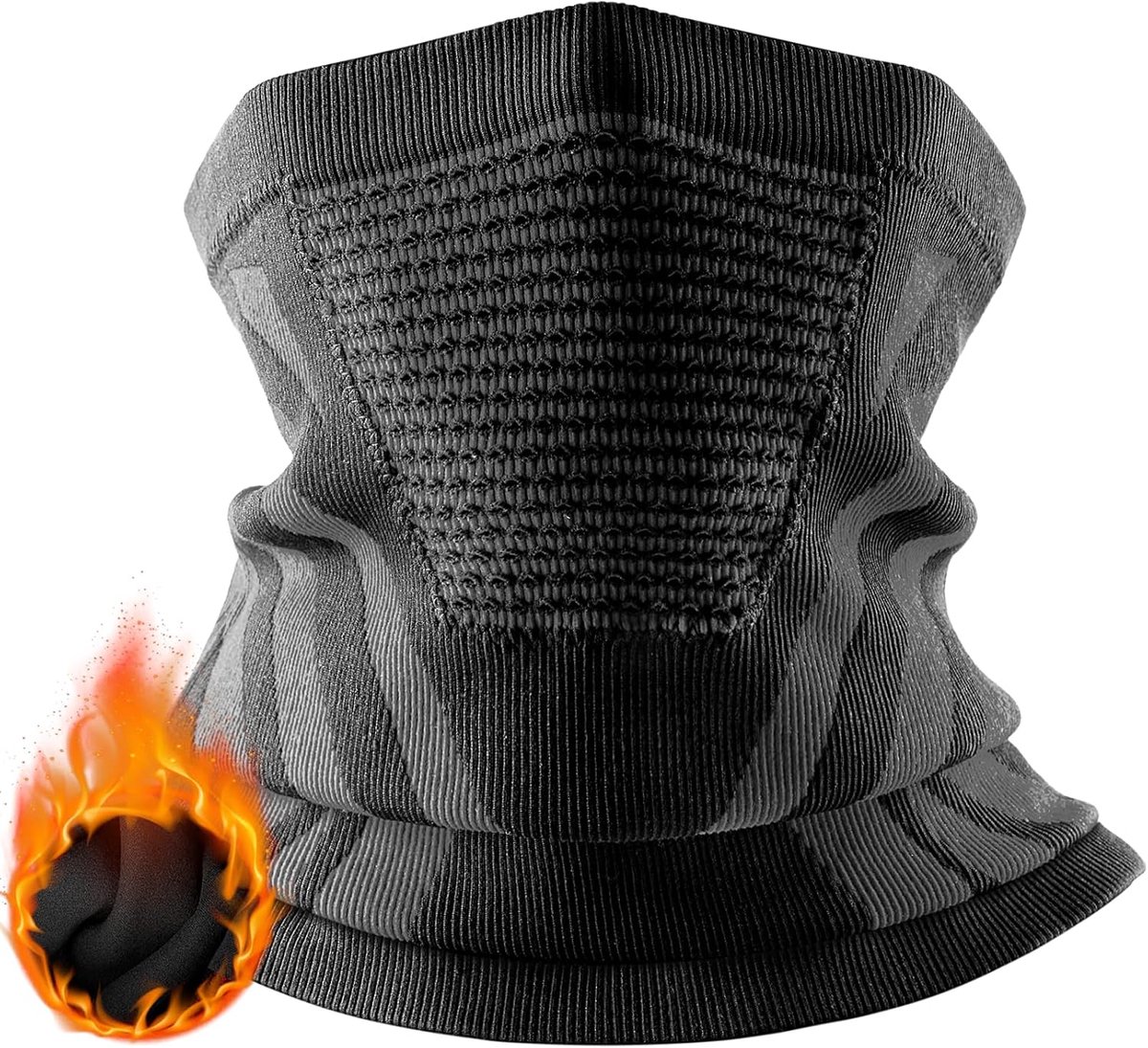 Thermische thermische thermische halswarmer, ademende bivakmuts voor het gezicht, winterskimasker, multifunctioneel warm gezichtsmasker voor heren en dames, voor fietsen, skiën, motorrijden