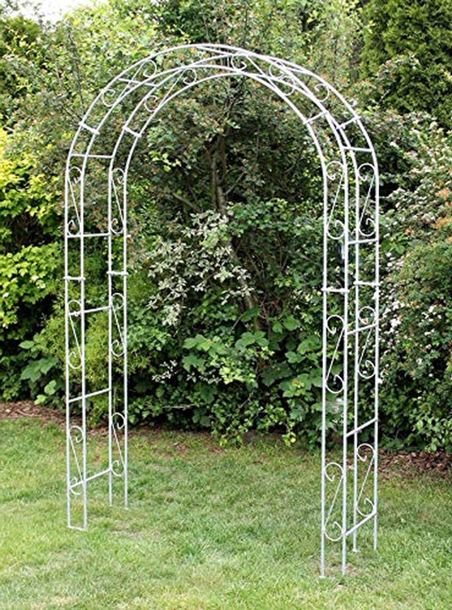 Rozenboog Metaal - Klimhulp Tuin - Planten Steunen - Thermisch Verzinkt - 140 cm Breed - Antraciet