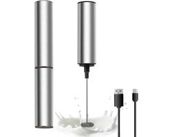 SnelShoppen - Oplaadbare Handmatige Melkschuimer, Krachtige Handkoffieschuimer met USB, Duurzaam ABS, Perfect voor Koffie en Melk, Keukenaccessoire vo