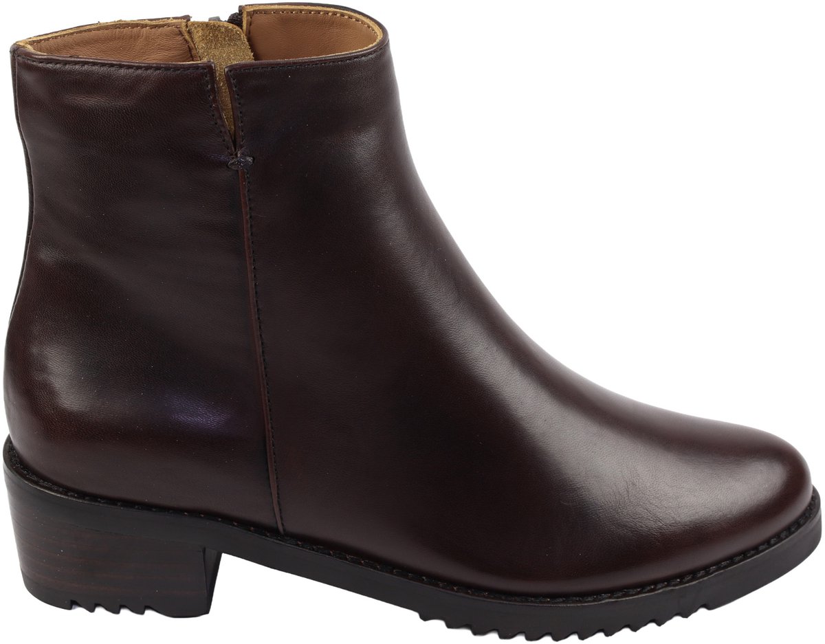 EVERY BODY - Belport 11654 - Enkellaarzen Vrouwen - donker bruin - 40