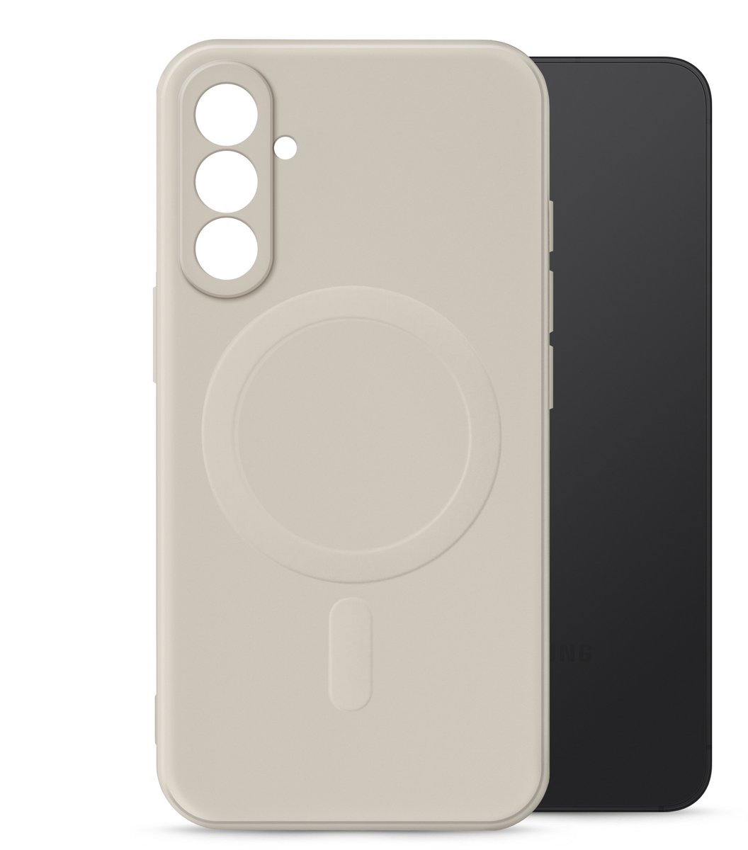 My Style Protective Flex Magsafe Compatible Case for - Geschikt voor Samsung Galaxy A27 5G - Antique White