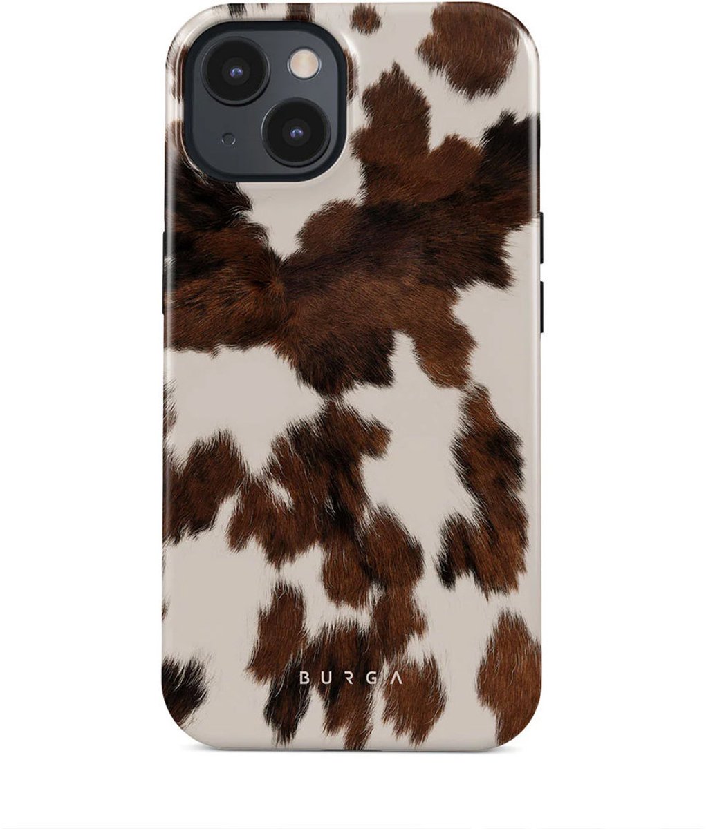 Burga Hoesje geschikt voor Apple iPhone 14 MagSafe Telefoonhoesje Hardcase | Burga Tough Backcover Shockproof | Geschikt voor MagSafe | Geschikt voor Draadloos Opladen met Magnetische Ring | Geschikt voor MagSafe Case - Celestial | Zwart,bruin