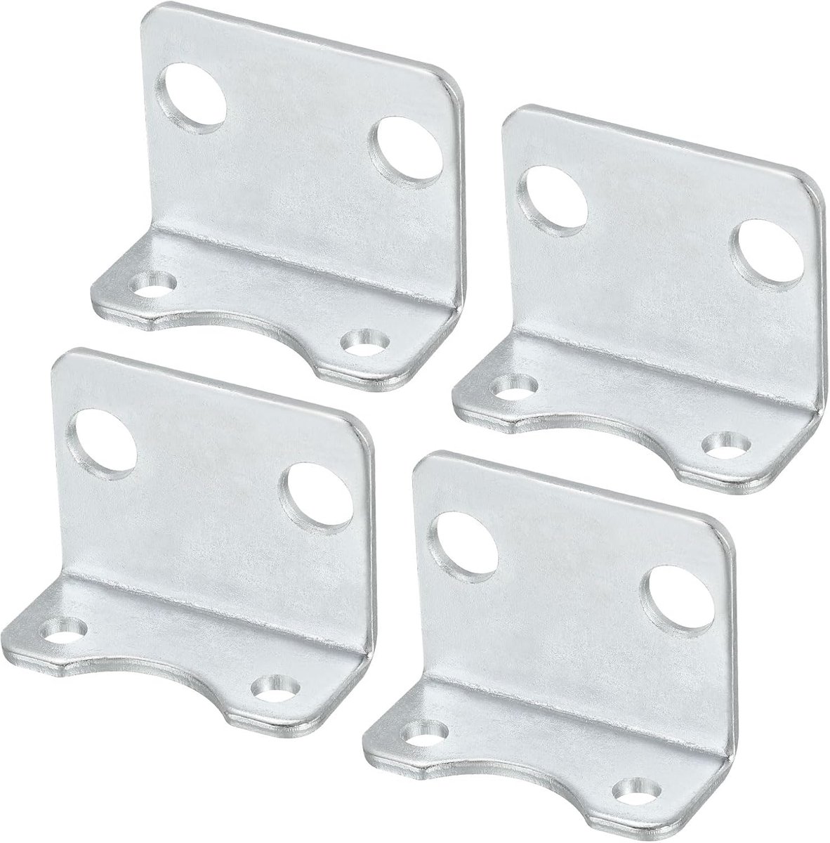 Luchtcilinder die pneumatische staaf spalk montagebeugel, 4 stuks pneumatische onderdelen cilinder installatiestandaard voor 40 mm cilinder dia.