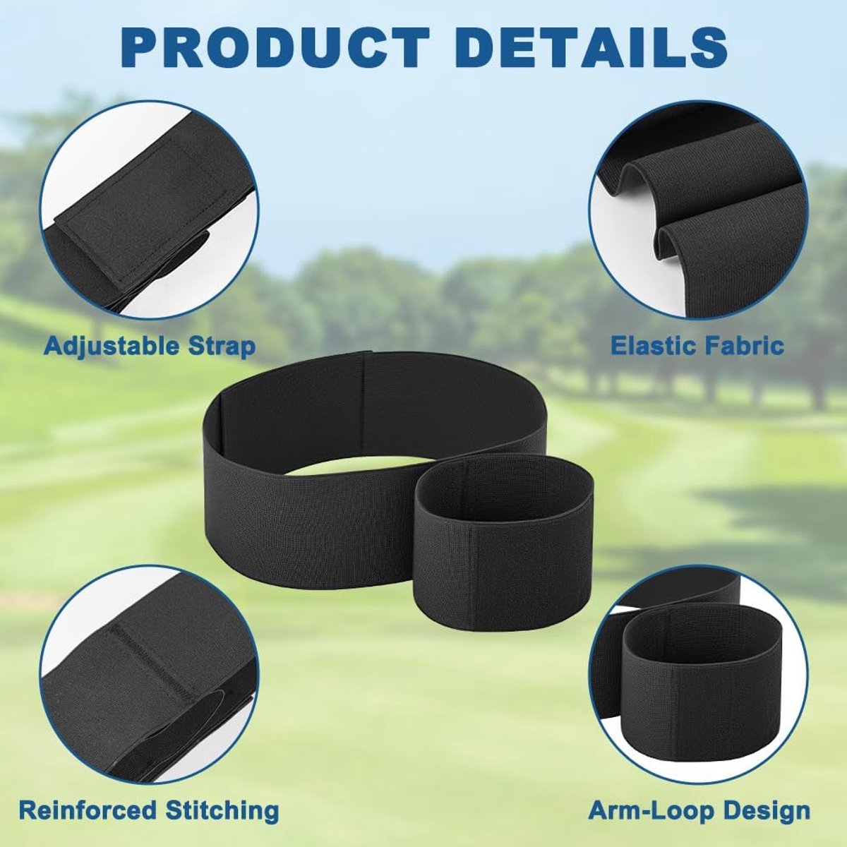 Swing-Armband,Elastische Correctieband voor Houding en Stabiliteit,Trainingshulpmiddel voor Beginners, Mannen en Vrouwen Binnen Buiten