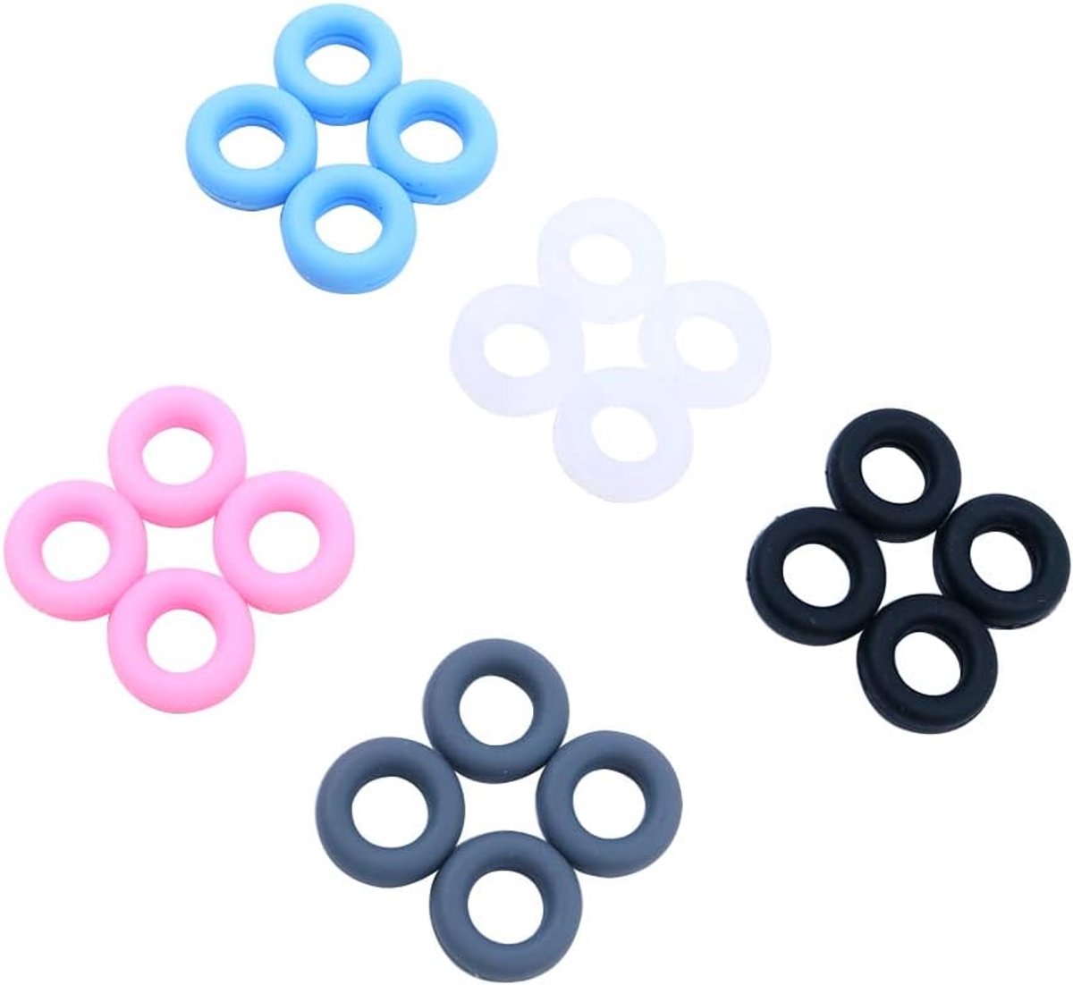 brillen tempel uiteinden mouw houder, anti-slip ronde comfort bril houders, bril tempel uiteinde oorhaak houder ring voor bril zonnebril leesbril brillen, 10 paar