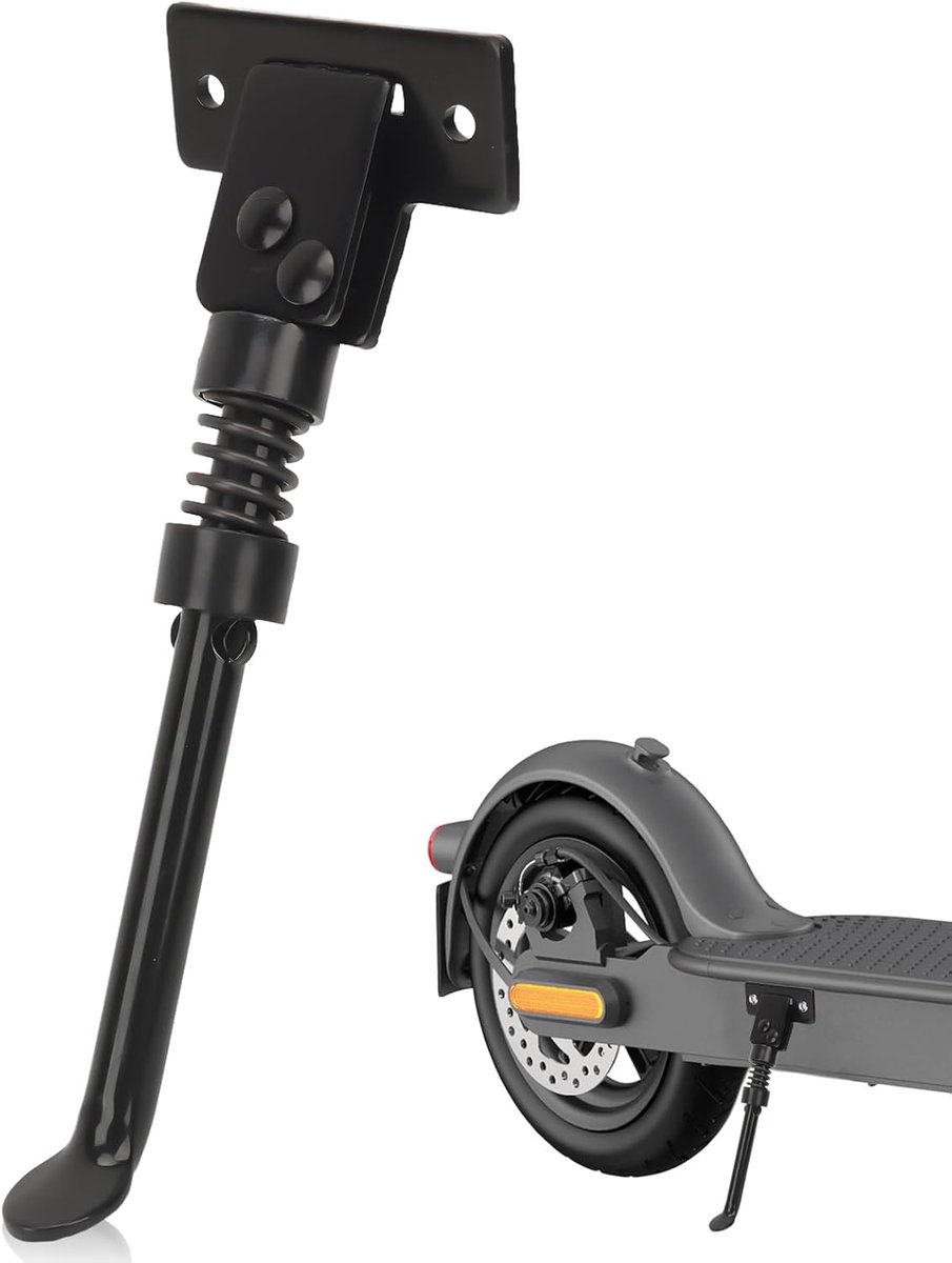 Kickstand, 10 inch Universele Aluminiumlegering Opvouwbare Elektrische Fiets Kick Stand Parking Stand Voeten Ondersteuning Houder Vervanging VoorKUGOO M4 Elektrische Scooter