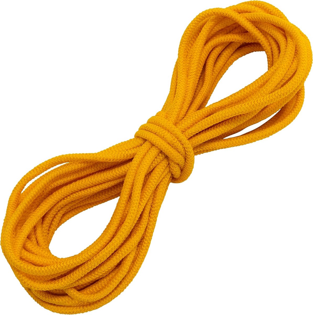 - C67284 - decoratief elastiek rond 5 m - diameter 2 mm - kleur eend geel
