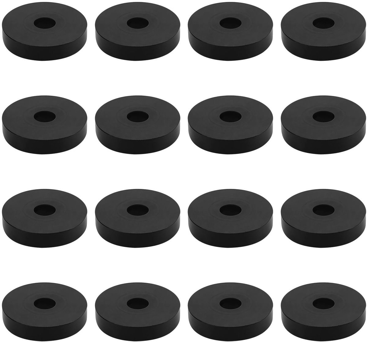 16 stuks rubberen afdichtingen, M5 kunststof afdichtingen, 20 mm buitendiameter, 5 mm binnendiameter, 4 mm dik, kunststof afstandhouders voor thuis, auto, containers.