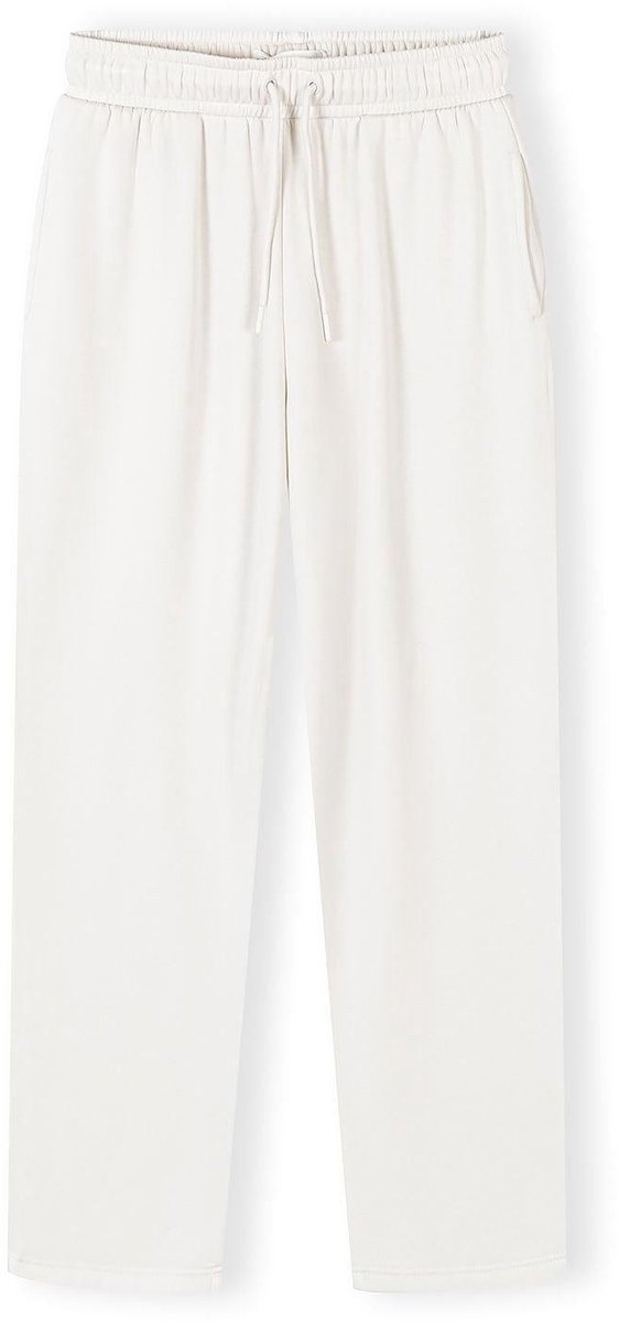 Minoti joggingbroek dames met rechte pijp en trekkoord - crème - relaxed fit