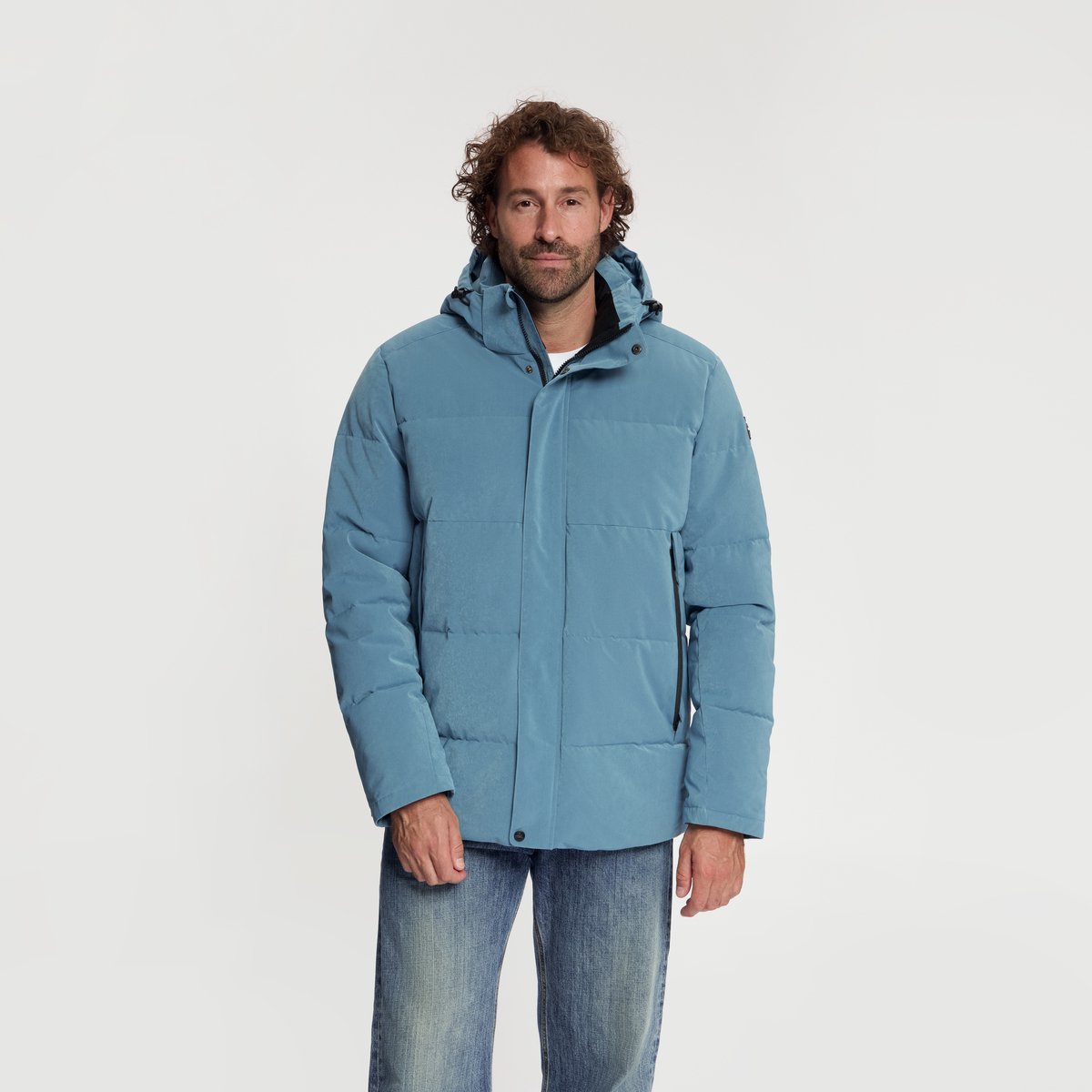 Travelin' Asberg Heren - Puffer winterjas - Waterdicht - Blauw