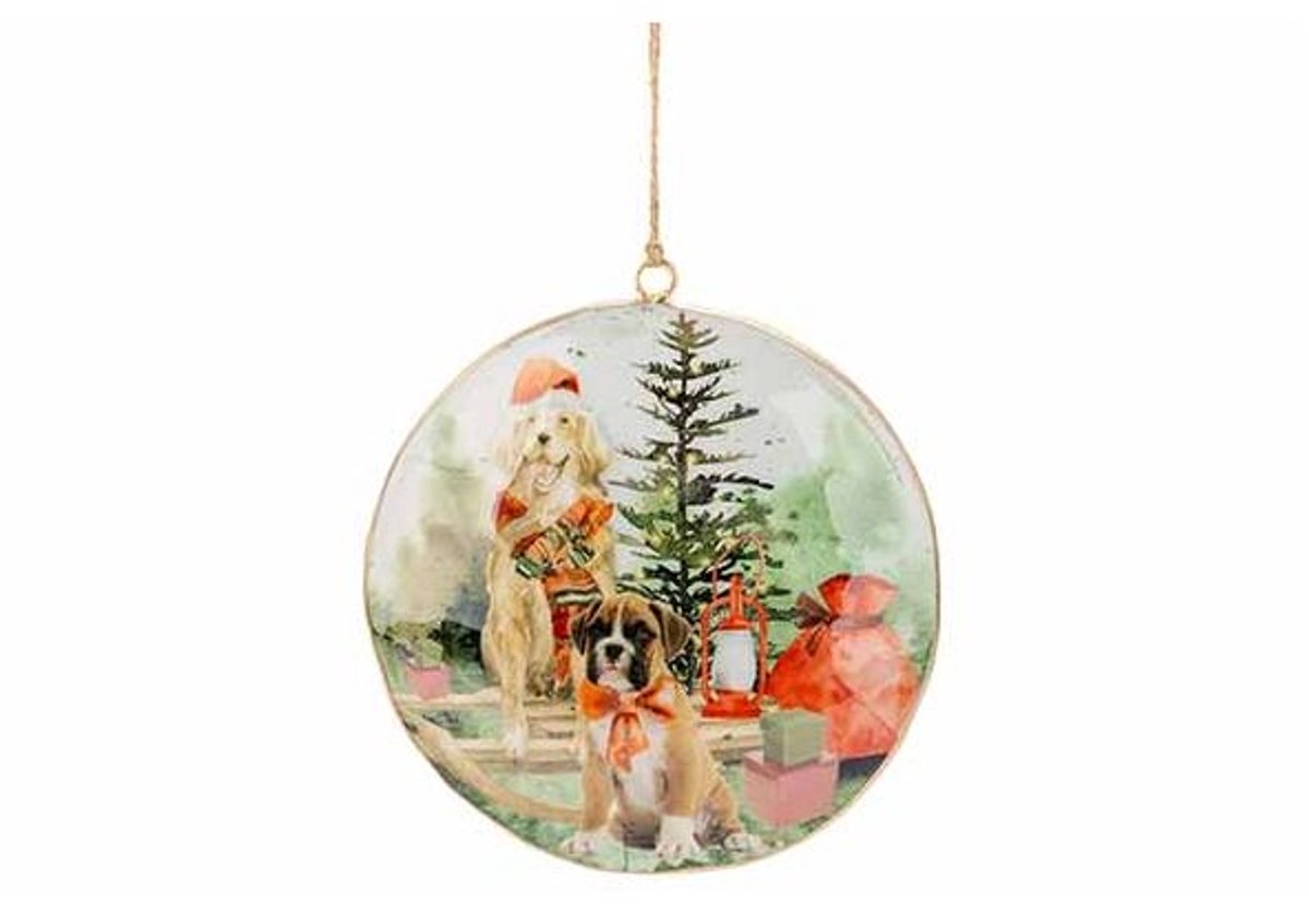 Hanger Vintage Ball Rood Groen 12x1xh12c M Ijzer