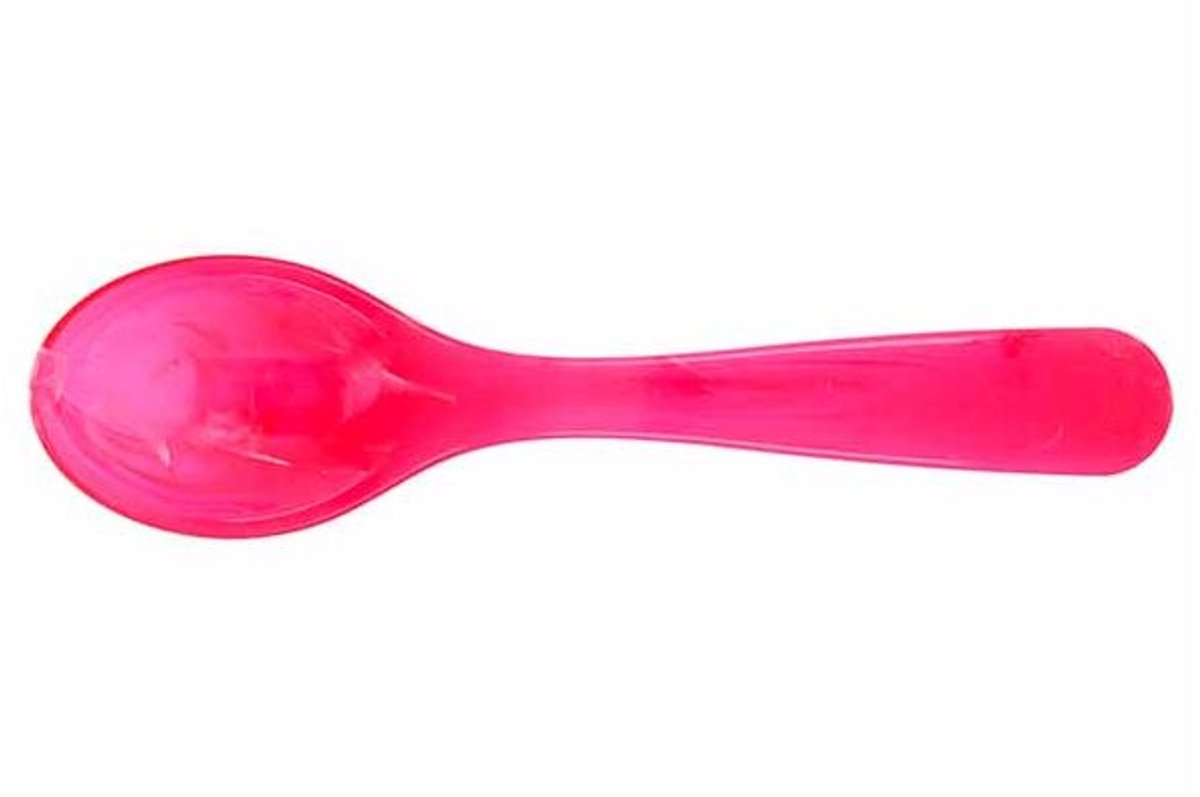 Lumispoon Lepel 12cm Donker Roze Acryl