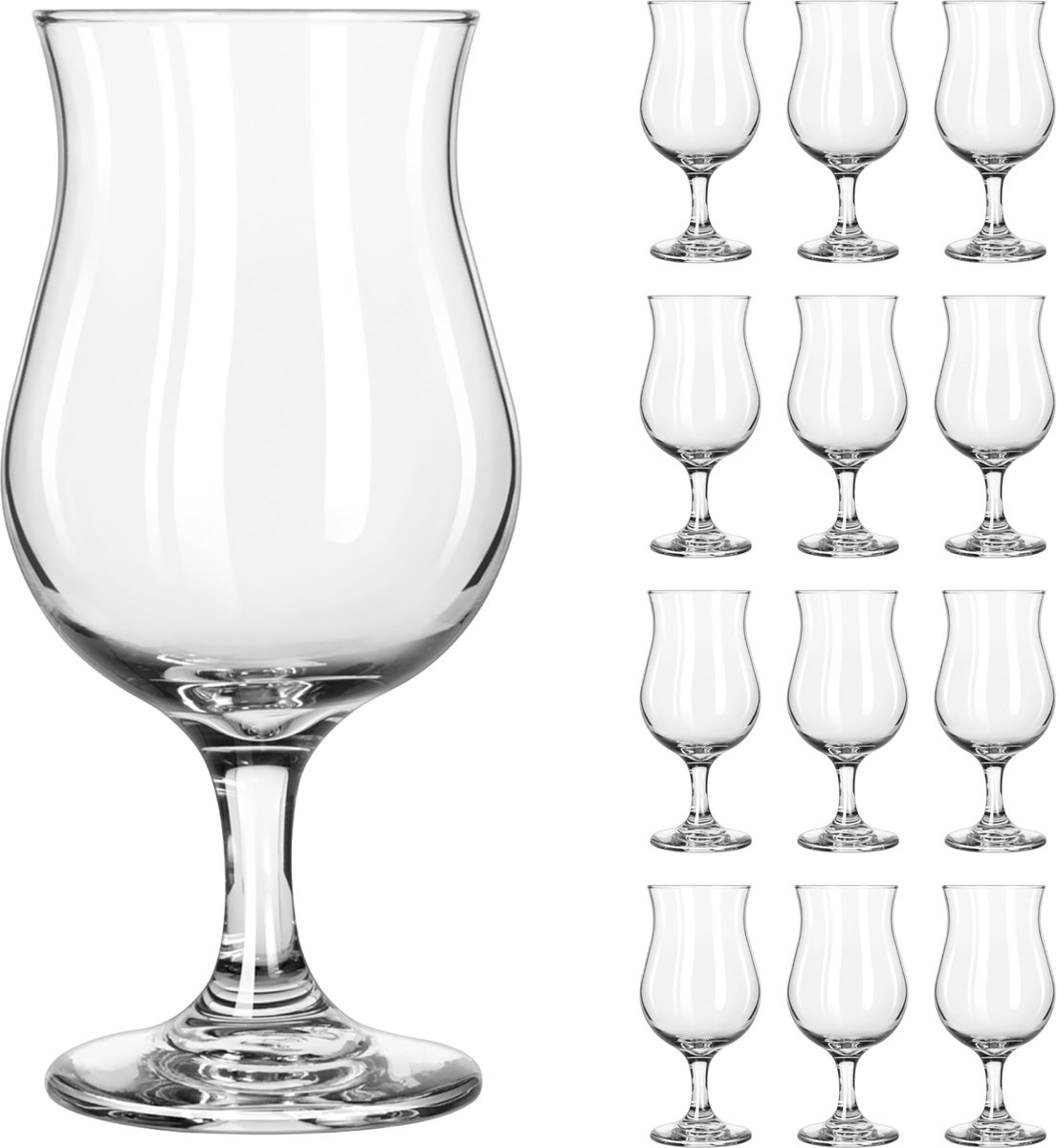 Libbey Embassy Martini Cocktailglazen - Transparant Glas - Vaatwasserbestendig - 392 ml - 12 Stuks