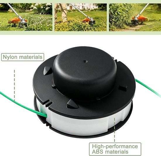3 stuks snoerspoel vervanging voor Stihl FSA 56 grastrimmer, reservespoelen voor Stihl C2-2 snoerspoel vervanging, 4008 710 4301 reservedraad spoelen — afbeelding 5