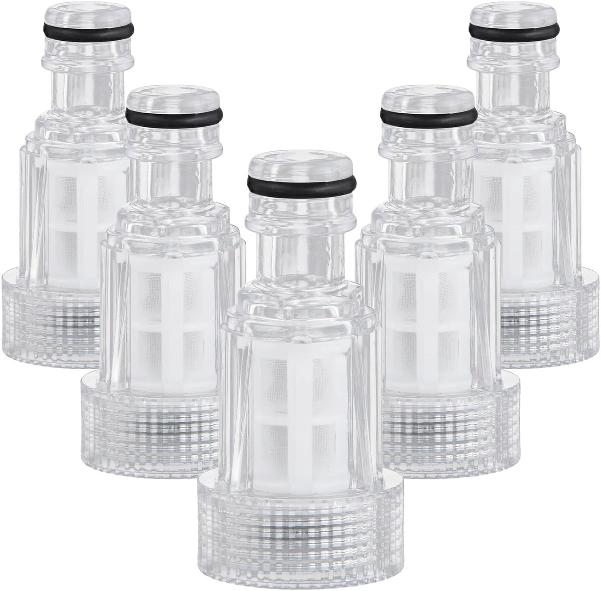 5 stuks waterfilter, filter voor hogedrukreiniger, accessoires voor hogedrukreiniger, waterinlaatfilter 3/4, voor tuin en irrigatie