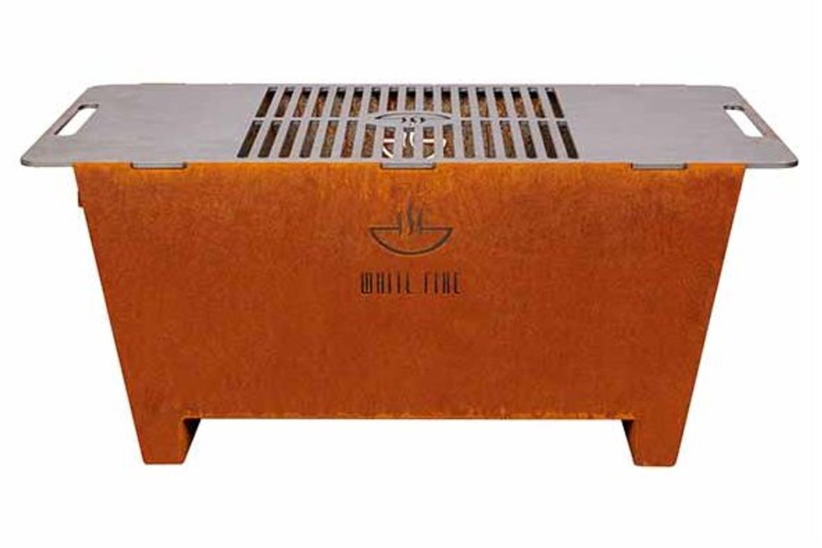 White Fire Urban Barbecue 70x35xh30cm Cortenstaal - Avkp 399€