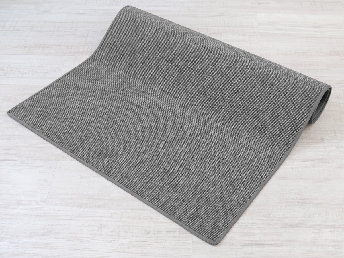 Vloerkleed Naturino Rips S2 platina grijs 120x170cm